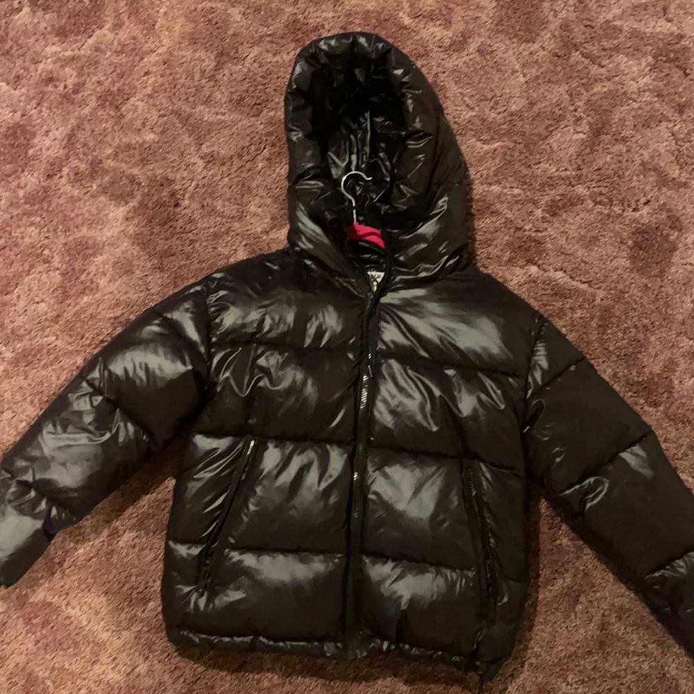 Black puffer jacket
